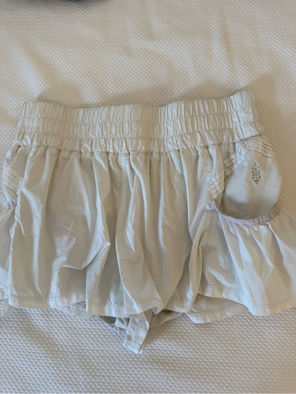 FP Movement White Get Your Flirt On Shorts